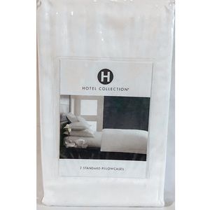HOTEL COLLECTION 2 STANDARD PILLOWCASES